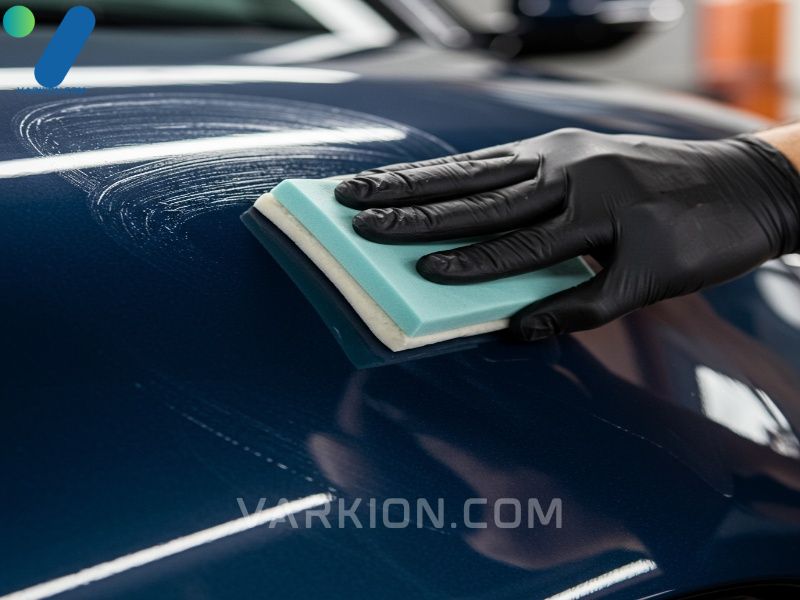 a-close-up-of-a-detailer-gliding-a-clay-bar-across-car-paint-to-decontaminate-the-surface-before-waxing