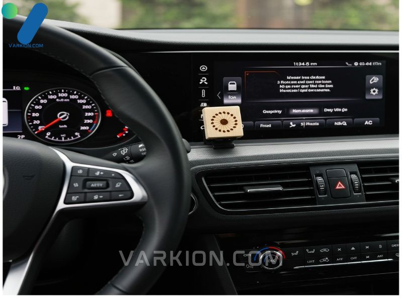 clean-car-interior-showing-dashboard-steering-wheel-and-wood-air-freshener-on-the-vent