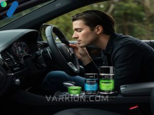 close-up-of-a-person-enjoying-a-new-car-air-freshener-scent-inside-a-luxury-vehicle