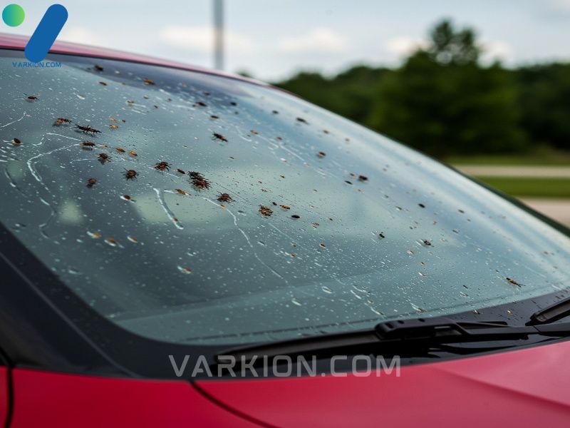 comparison-of-windshields-dirty-with-bugs-poor-fluid-vs-perfectly-clear-top-rated-fluid