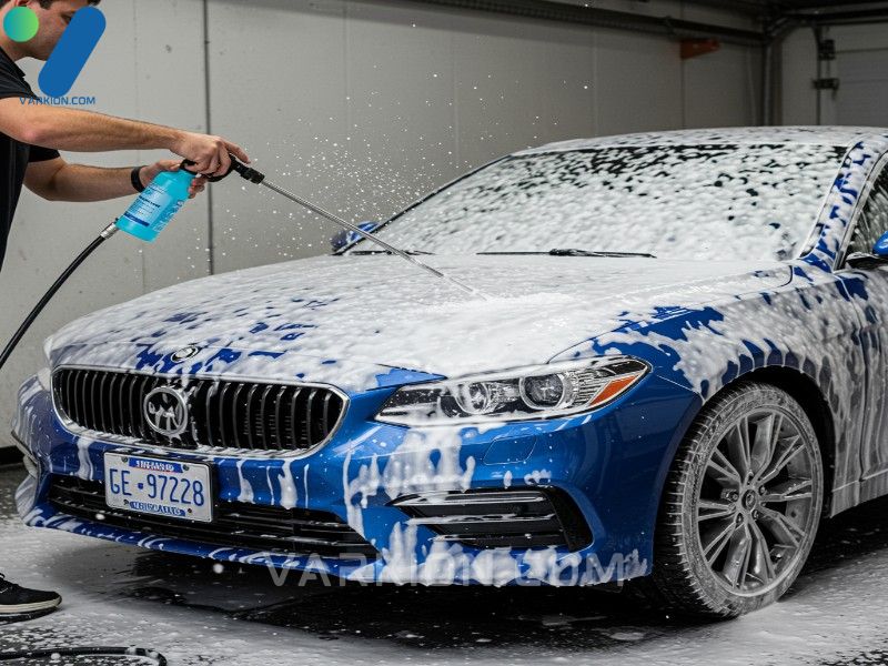 detailer-performing-a-touchless-pre-wash-using-a-foam-cannon-with-the-best-car-wash-soap-designed-for-ceramic-coatings