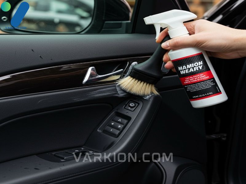 detailing-brush-cleaning-a-deep-scratch-channel-on-a-black-plastic-car-interior-door-panel