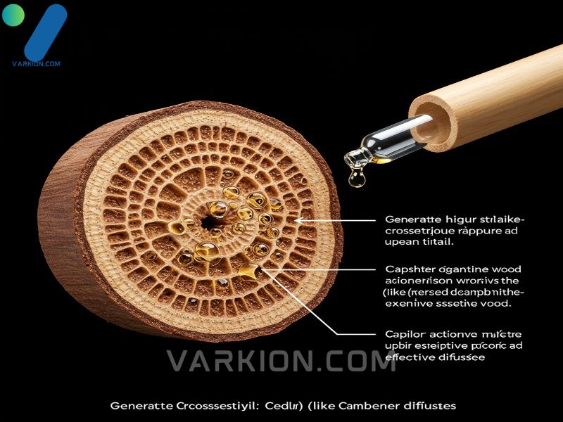 diagram-of-essential-oil-absorption-in-porous-wood-fibers-demonstrating-capillary-action