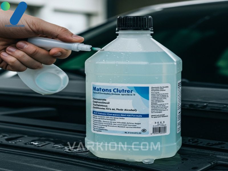 diagram-of-the-chemical-composition-surfactants-alcohol-of-car-washer-fluid