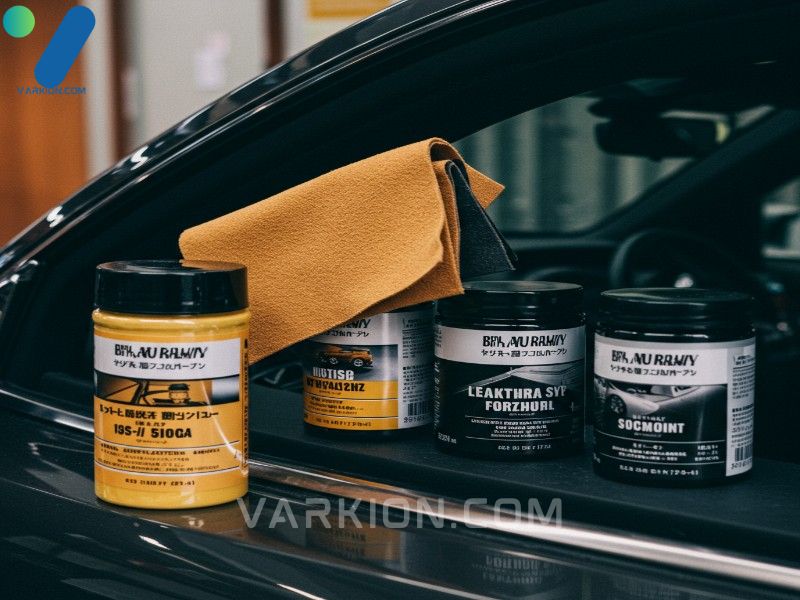 display-of-high-quality-aesthetically-designed-leather-wipe-containers-for-car-care
