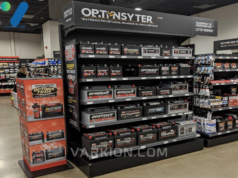 display-rack-of-high-quality-long-lasting-automotive-batteries