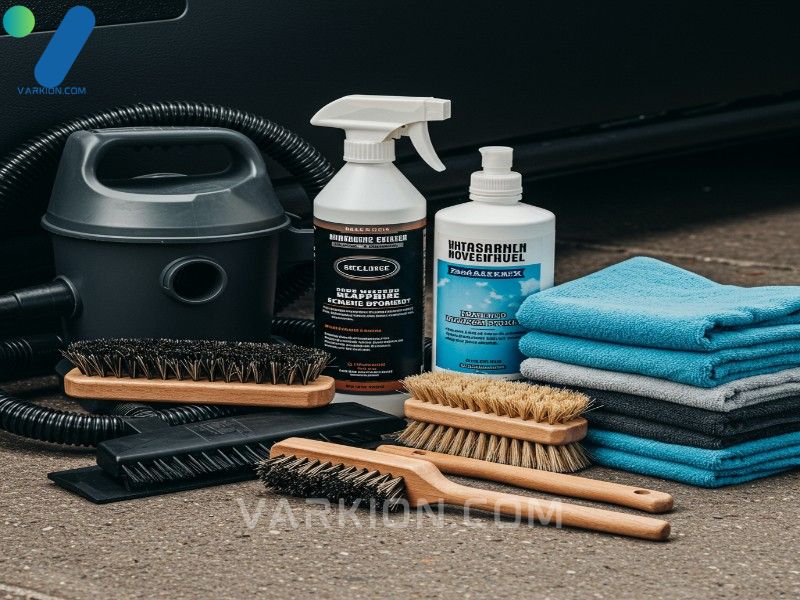 essential-supplies-for-professional-car-interior-detailing-brushes-vacuum-tools-cleaners-and-towels