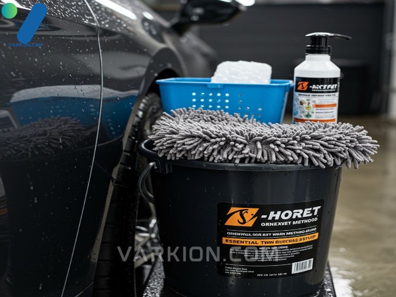 essential-two-bucket-wash-method-setup-using-ph-neutral-soap