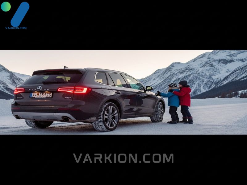 family-suv-safely-parked-after-navigating-a-snowy-road-equipped-with-reliable-michelin-winter-tires