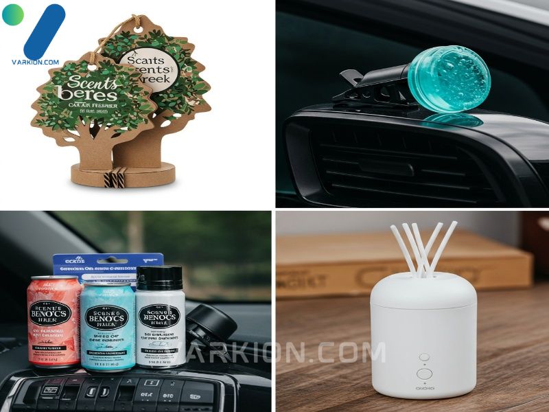 four-car-air-fresheners-hanging-tree-vent-clip-gel-can-and-electronic-usb-diffuser