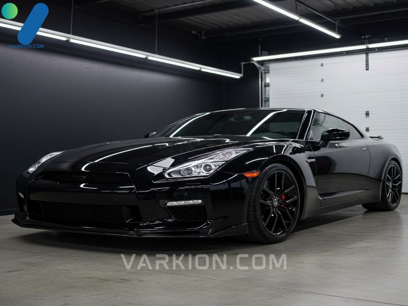 highly-glossy-black-sports-car-protected-by-the-best-black-vinyl-car-ceramic-coating