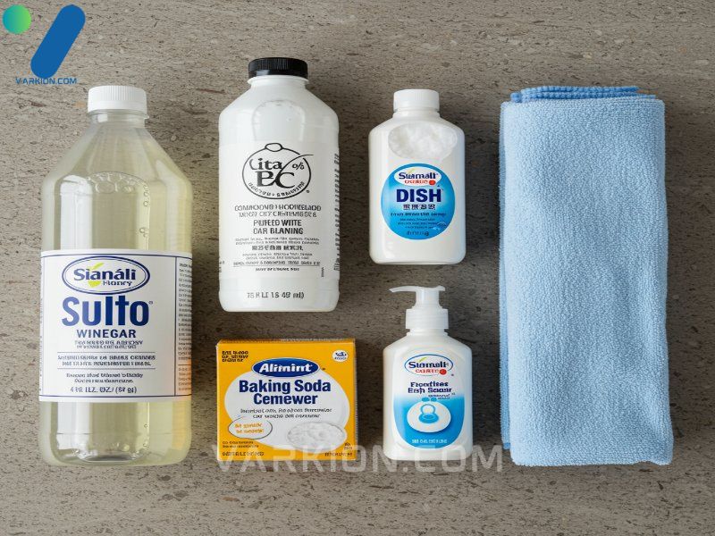 ingredients-for-a-homemade-gentle-fabric-car-seat-stain-remover-using-vinegar-and-baking-soda