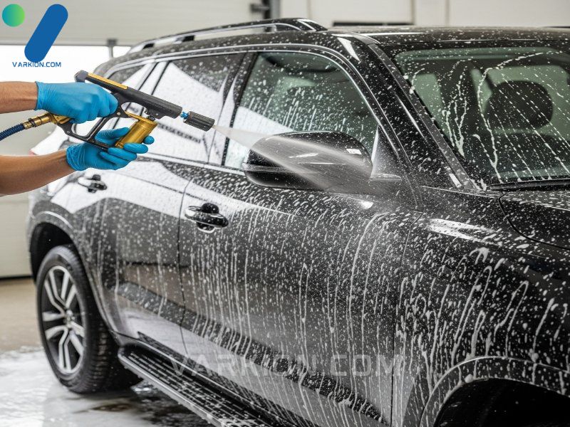 initial-snow-foam-application-during-professional-auto-detailing-interior-and-exterior-service