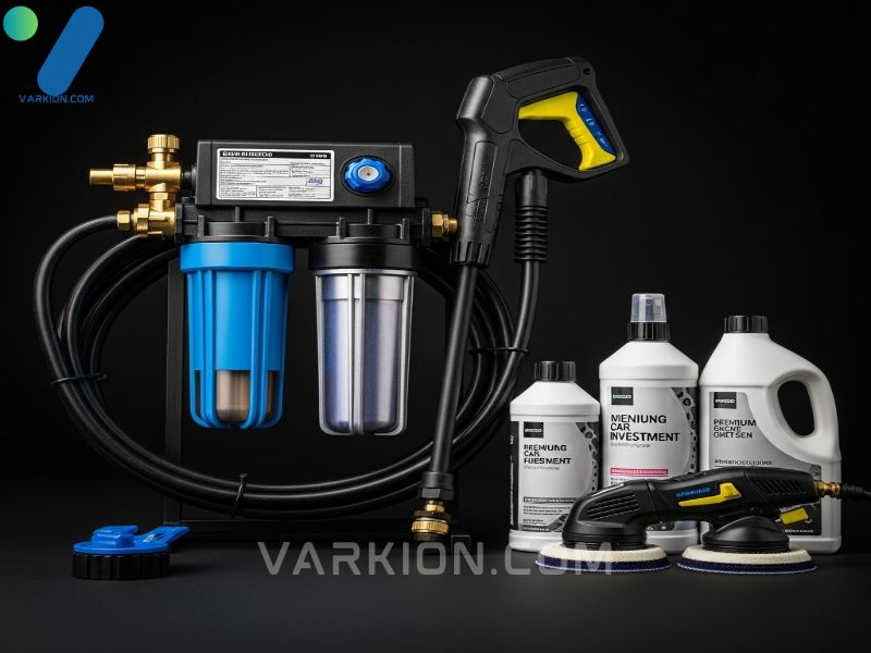 luxury-car-care-gift-set-de-ionizing-filter-pressure-washer-polisher-and-premium-chemicals