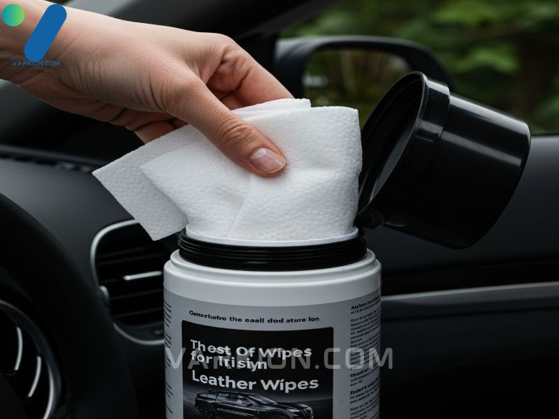 mano-sacando-una-toallita-de-cuero-humeda-de-un-recipiente-cilindrico-para-limpiar-el-interior-de-un-coche