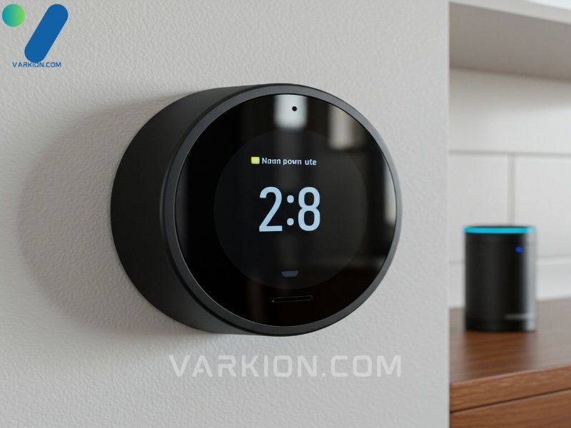 minimalist-design-of-the-amazon-smart-thermostat-showing-deep-integration-with-the-alexa-ecosystem