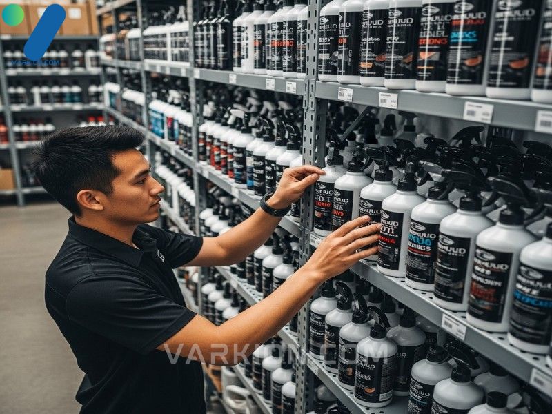 organized-inventory-of-professional-auto-detailing-supplies-los-angeles-ca