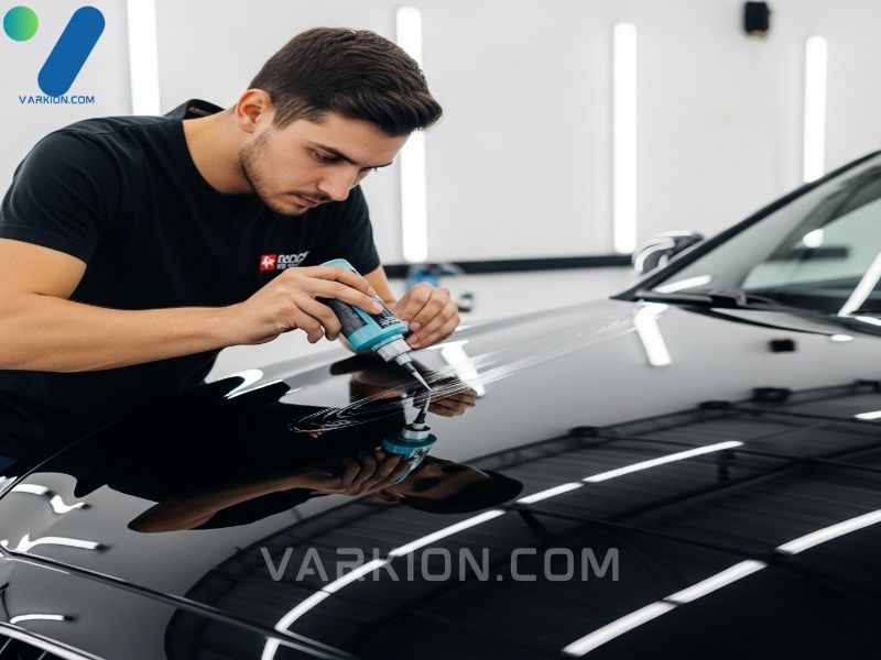 professional-applying-paint-sealant-at-a-high-quality-car-detailing-service-near-me-highlighting-paint-protection