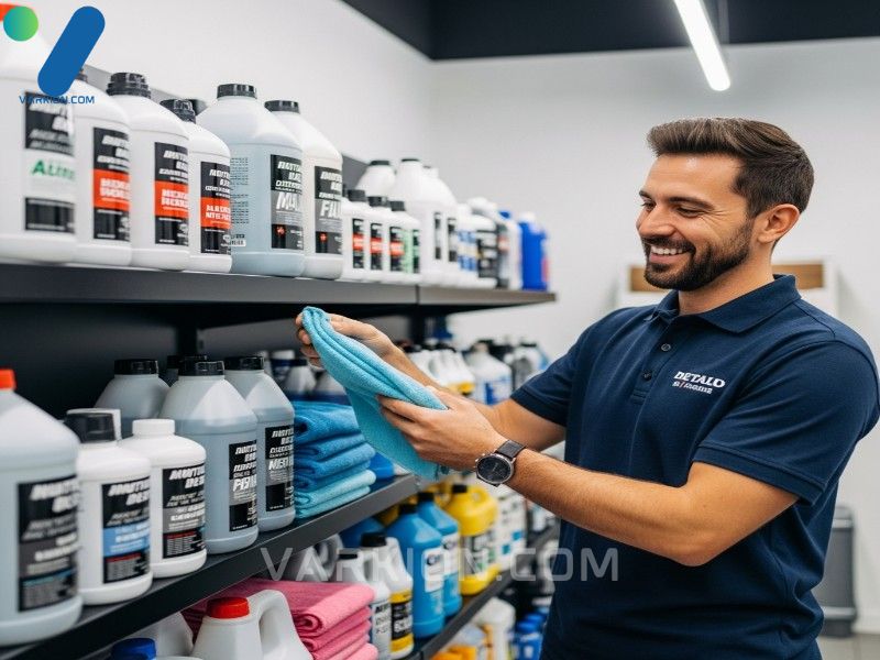 professional-detailer-managing-inventory-from-auto-detailing-supplies-distributors-near-me