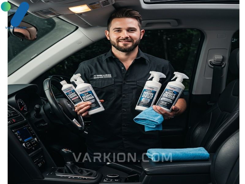 professional-detailer-showing-off-the-best-car-interior-cleaner-products-and-car-interior-detailing-products