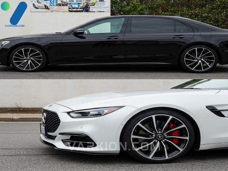 sedan-negro-brillante-carnauba-junto-a-deportivo-blanco-reflectante-sellador-mostrando-acabados-de-cera