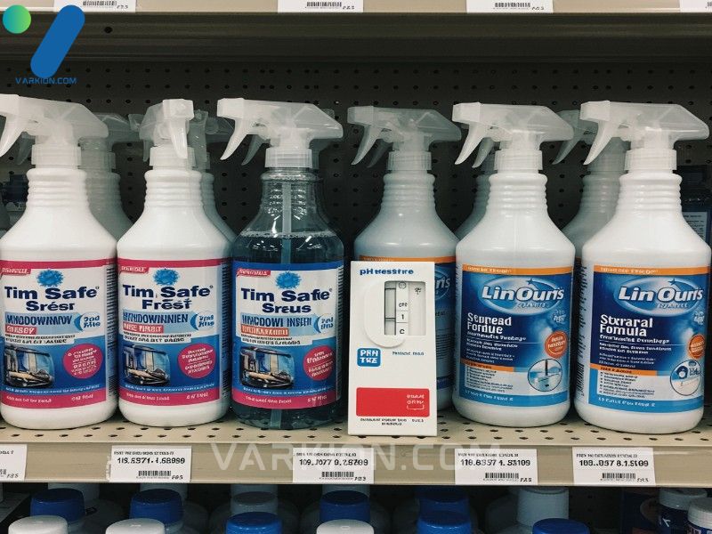 shelf-display-of-tint-safe-ammonia-free-window-cleaner-bottles-with-a-visible-ph-7-testing-kit