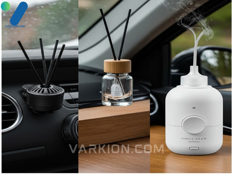 sleek-collage-of-three-luxury-car-air-fresheners-vent-clip-hanging-vial-and-usb-nebulizer