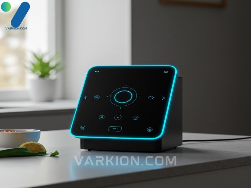 sleek-kitchen-counter-with-a-minimalist-high-tech-smart-cooking-gadget-featuring-glowing-blue-accents