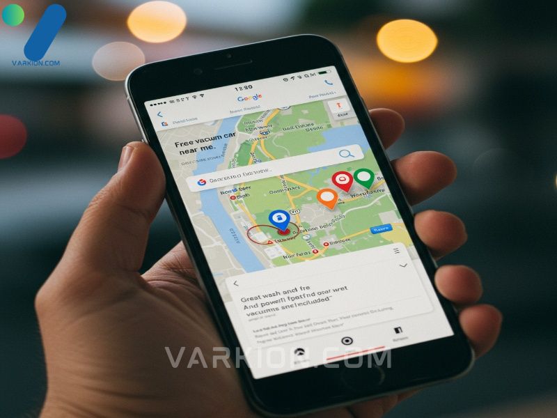 smartphone-displaying-google-maps-search-for-free-vacuum-car-near-me-confirming-free-vacuums