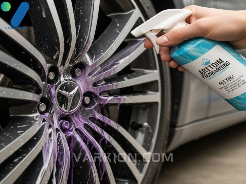 specialized-car-exterior-cleaning-products-like-iron-fallout-remover-working-on-wheels-essential-for-exterior-detailing