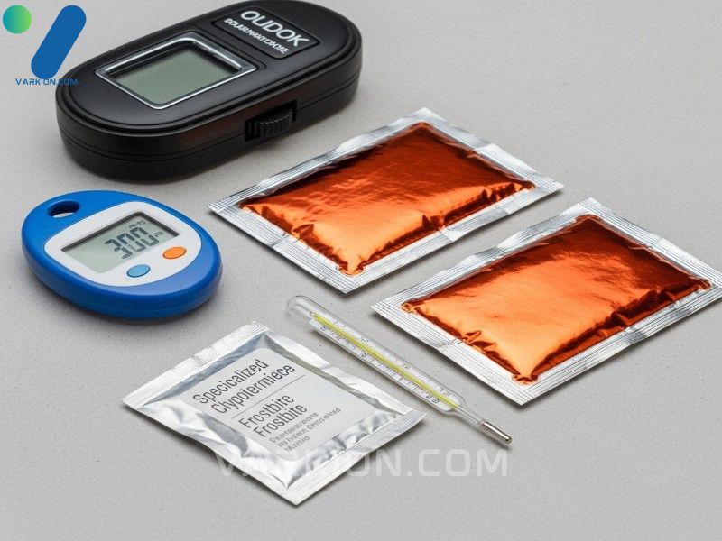 specialized-cold-weather-medical-supplies-thermometer-and-heat-packs-for-winter-survival
