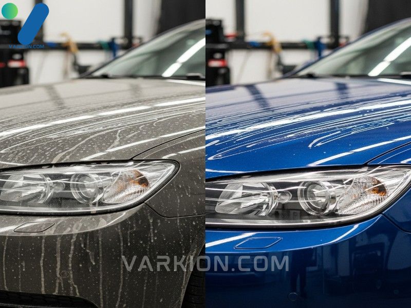 split-image-dirty-car-vs-clean-reflective-car-after-detailing