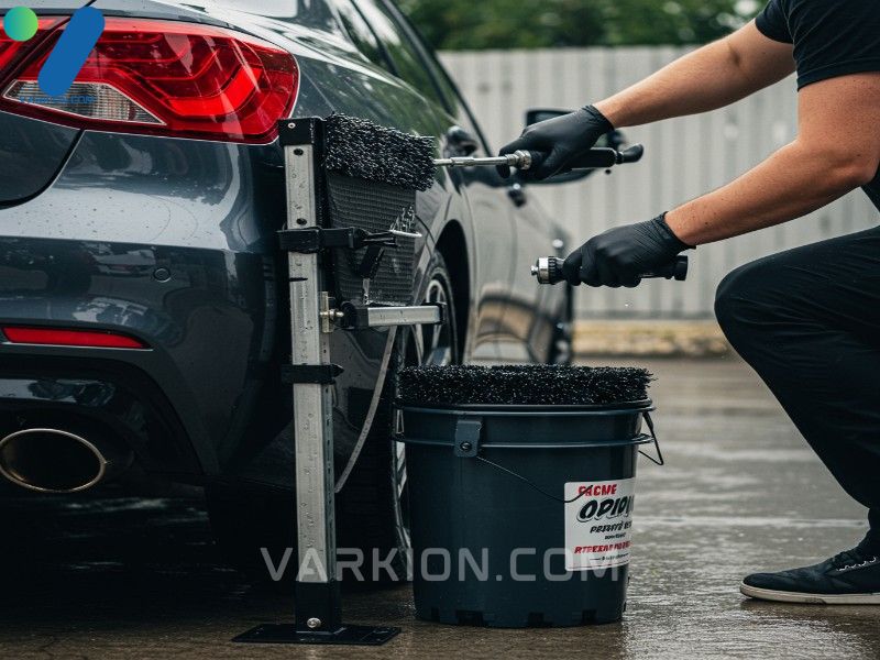 two-bucket-system-with-grit-guards-for-safe-application-of-a-car-wash-soap-alternative