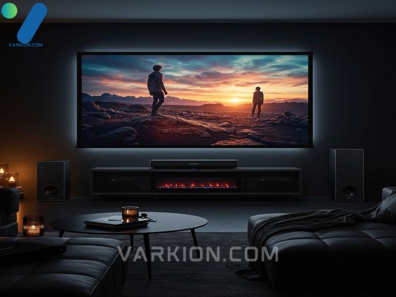 ultra-short-throw-projector-setup-delivering-an-immersive-home-cinema-experience-with-new-entertainment-devices-and-tools