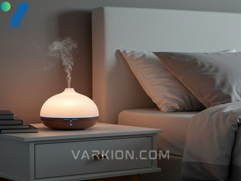 ultrasonic-diffuser-providing-a-relaxing-good-air-freshener-scent-in-a-modern-bedroom-setting