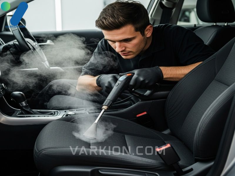 using-a-steam-cleaner-as-part-of-the-vehicle-interior-cleaning-process