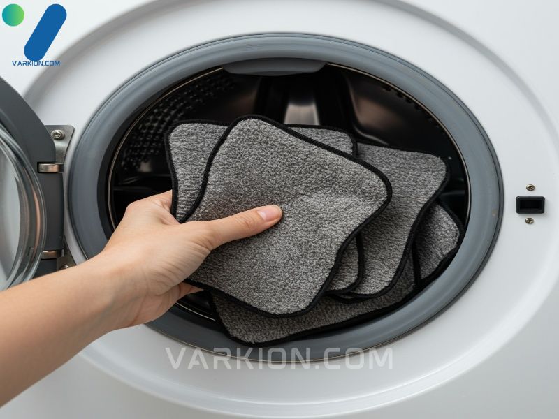 washing-microfiber-pads-used-with-the-car-windshield-cleaning-tool-to-ensure-longevity-and-streak-free-performance