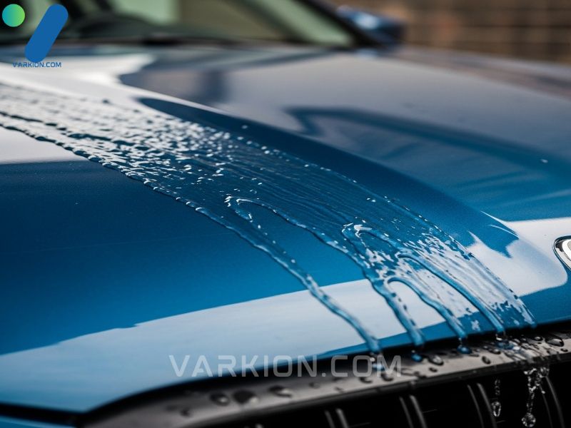 water-beading-on-a-ceramic-coated-finish-after-professional-car-cleaning-and-polishing